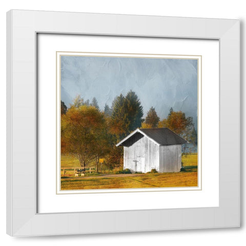 Relaxing Getaway White Modern Wood Framed Art Print with Double Matting by Prime, Marcus