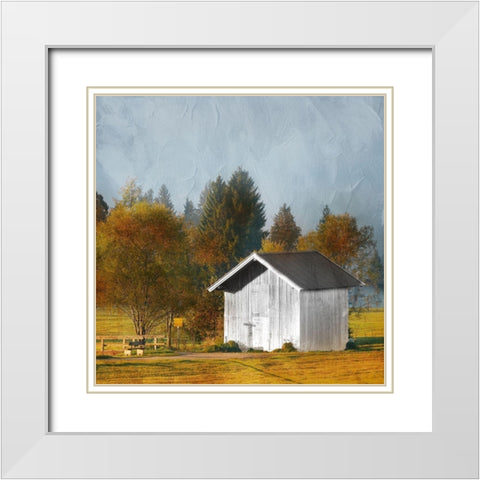 Relaxing Getaway White Modern Wood Framed Art Print with Double Matting by Prime, Marcus