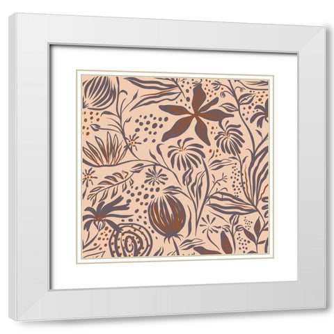 Warm And Natural White Modern Wood Framed Art Print with Double Matting by Prime, Marcus