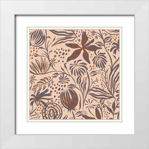 Warm And Natural White Modern Wood Framed Art Print with Double Matting by Prime, Marcus