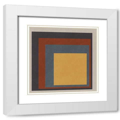 Shifted Reality White Modern Wood Framed Art Print with Double Matting by Prime, Marcus