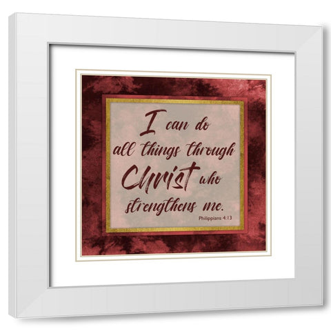 Who Strengthens White Modern Wood Framed Art Print with Double Matting by Prime, Marcus