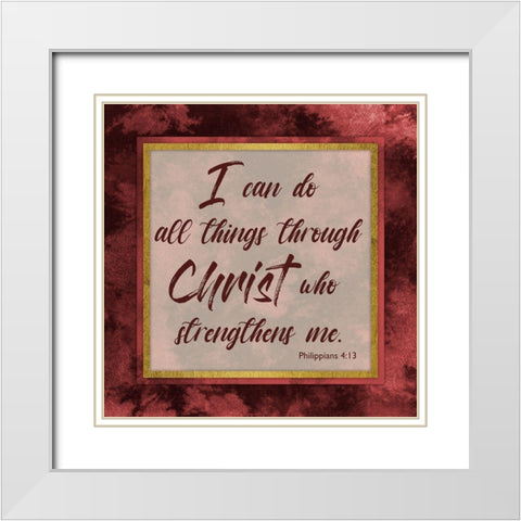 Who Strengthens White Modern Wood Framed Art Print with Double Matting by Prime, Marcus