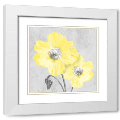 Delightful Lumination 2 White Modern Wood Framed Art Print with Double Matting by Prime, Marcus