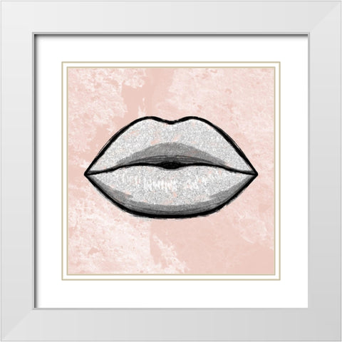 Glitter Fashion 3 White Modern Wood Framed Art Print with Double Matting by Prime, Marcus