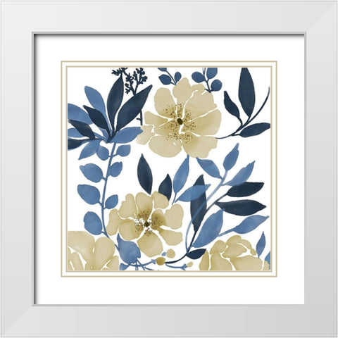 Mid Day Bouquet 1 White Modern Wood Framed Art Print with Double Matting by Prime, Marcus