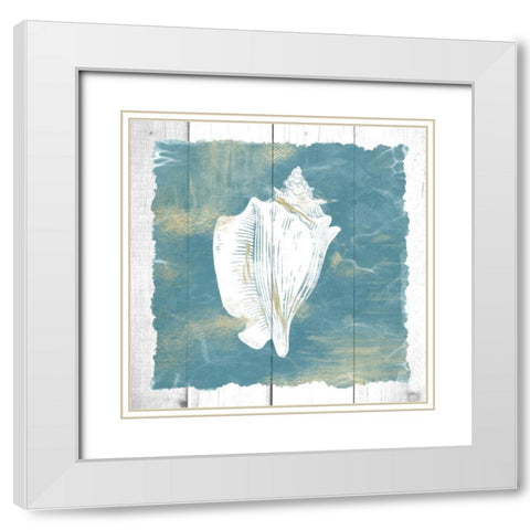 Coastal Embrace White Modern Wood Framed Art Print with Double Matting by Prime, Marcus