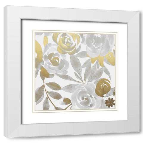 Delightful Bunch 2 White Modern Wood Framed Art Print with Double Matting by Prime, Marcus