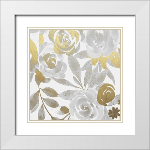 Delightful Bunch 2 White Modern Wood Framed Art Print with Double Matting by Prime, Marcus