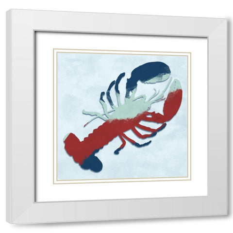 Crawling Sea Life White Modern Wood Framed Art Print with Double Matting by Prime, Marcus