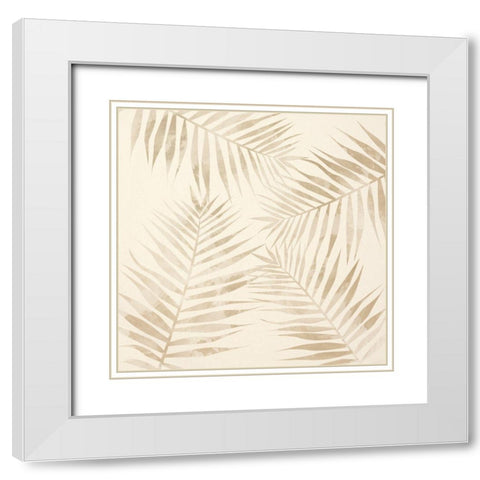 Jungle Foliage White Modern Wood Framed Art Print with Double Matting by Prime, Marcus