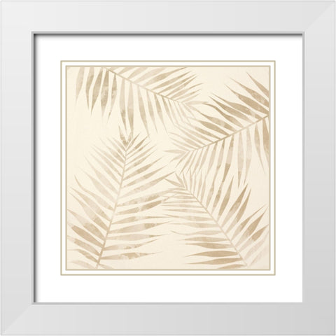 Jungle Foliage White Modern Wood Framed Art Print with Double Matting by Prime, Marcus