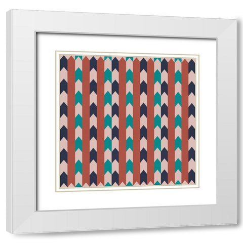 Rise Up White Modern Wood Framed Art Print with Double Matting by Prime, Marcus