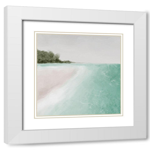 Ocean Dreaming White Modern Wood Framed Art Print with Double Matting by Prime, Marcus