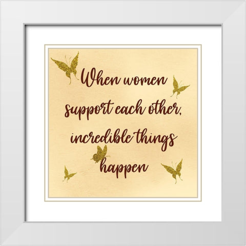 Supportive And Incredible White Modern Wood Framed Art Print with Double Matting by Prime, Marcus