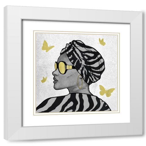 Breathtaking Princess 1 White Modern Wood Framed Art Print with Double Matting by Prime, Marcus