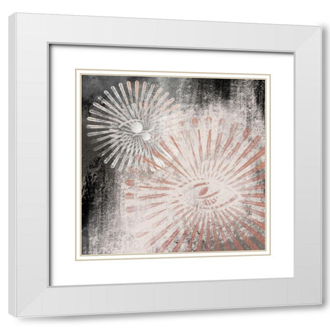 Underlined Self White Modern Wood Framed Art Print with Double Matting by Prime, Marcus