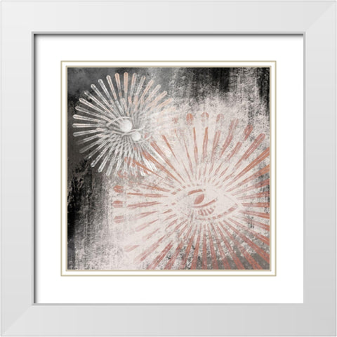 Underlined Self White Modern Wood Framed Art Print with Double Matting by Prime, Marcus