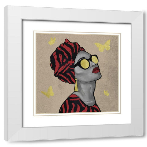 Breathtaking Natural Queen 2 White Modern Wood Framed Art Print with Double Matting by Prime, Marcus