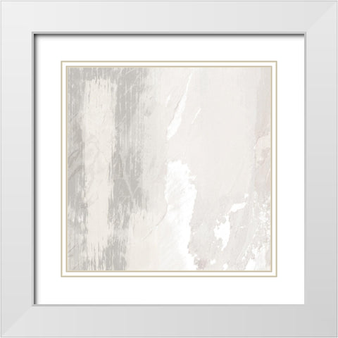 Sandy Visions Squared White Modern Wood Framed Art Print with Double Matting by Prime, Marcus