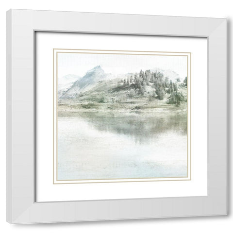 Dream Escape White Modern Wood Framed Art Print with Double Matting by Prime, Marcus