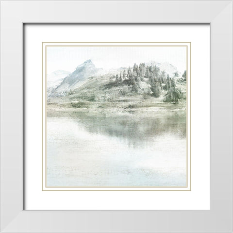 Dream Escape White Modern Wood Framed Art Print with Double Matting by Prime, Marcus