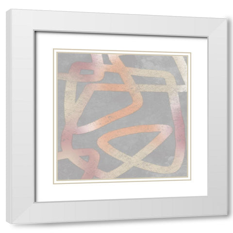 Point Of Lumination 1 White Modern Wood Framed Art Print with Double Matting by Prime, Marcus