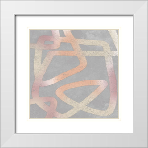 Point Of Lumination 1 White Modern Wood Framed Art Print with Double Matting by Prime, Marcus
