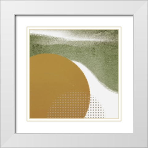 Spiritual Dimensionality 2 White Modern Wood Framed Art Print with Double Matting by Prime, Marcus