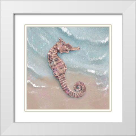 Peaceful Sea Creature White Modern Wood Framed Art Print with Double Matting by Prime, Marcus
