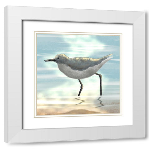 Dawning Friends 1 White Modern Wood Framed Art Print with Double Matting by Prime, Marcus