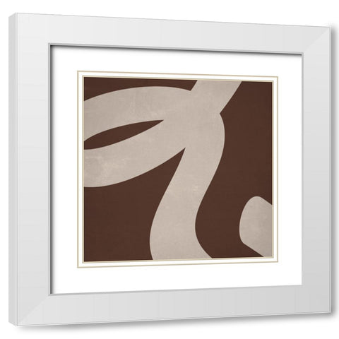 Intuitive Echo 1 White Modern Wood Framed Art Print with Double Matting by Prime, Marcus