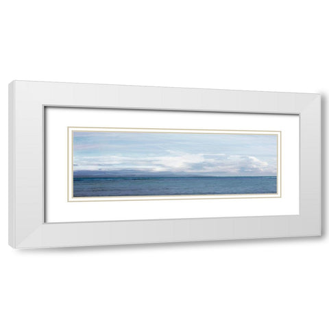 The Cape 3 White Modern Wood Framed Art Print with Double Matting by Miller, Savannah