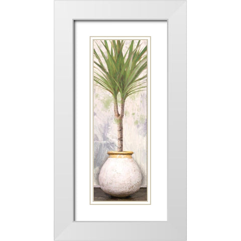 White Olive White Modern Wood Framed Art Print with Double Matting by Miller, Savannah
