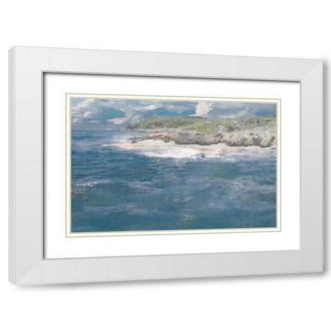 The Cape 2 White Modern Wood Framed Art Print with Double Matting by Miller, Savannah