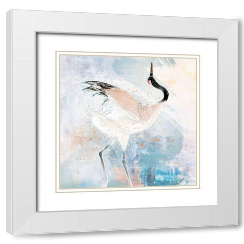 Sugar Plum Ballet 1 White Modern Wood Framed Art Print with Double Matting by Miller, Savannah