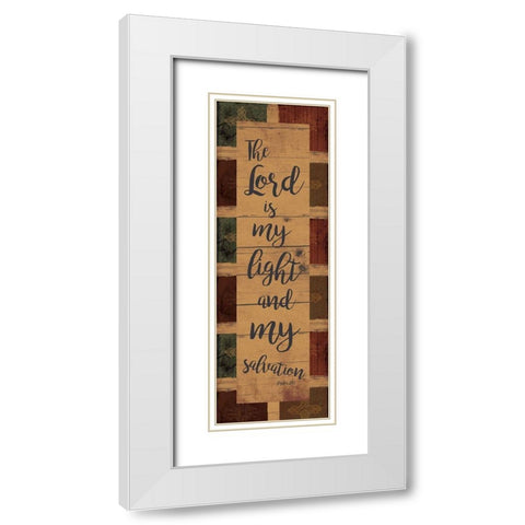 My Light White Modern Wood Framed Art Print with Double Matting by Villa, Mlli