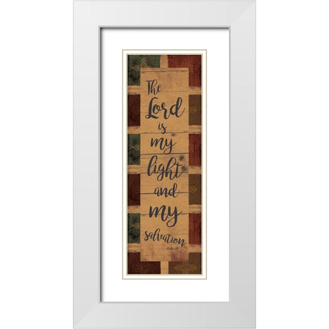 My Light White Modern Wood Framed Art Print with Double Matting by Villa, Mlli