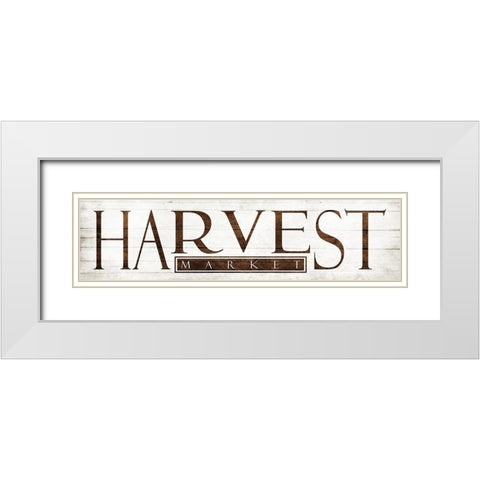 Harvest Market White Modern Wood Framed Art Print with Double Matting by Villa, Mlli