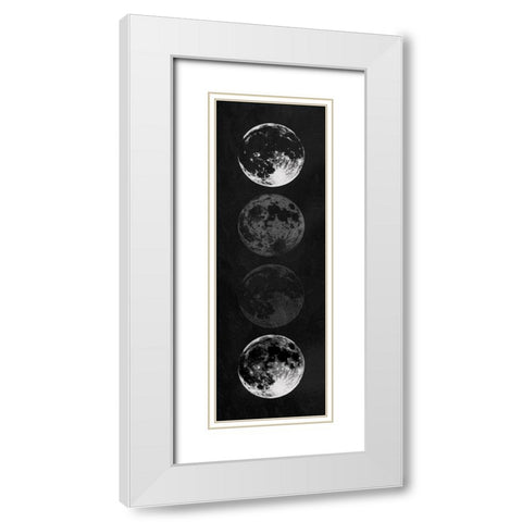 Moon Shade Reverse White Modern Wood Framed Art Print with Double Matting by Villa, Mlli