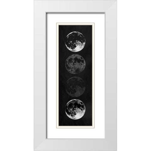 Moon Shade Reverse White Modern Wood Framed Art Print with Double Matting by Villa, Mlli
