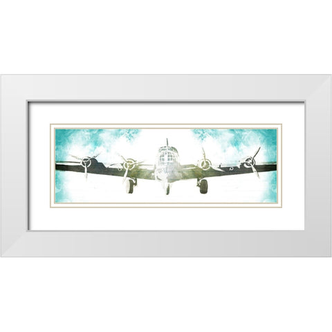 Time To Fly White Modern Wood Framed Art Print with Double Matting by Villa, Milli