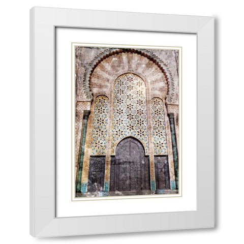 Go In White Modern Wood Framed Art Print with Double Matting by Villa, Milli