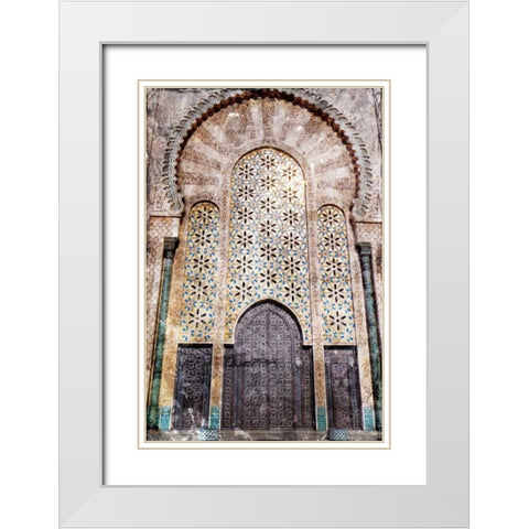 Go In White Modern Wood Framed Art Print with Double Matting by Villa, Milli
