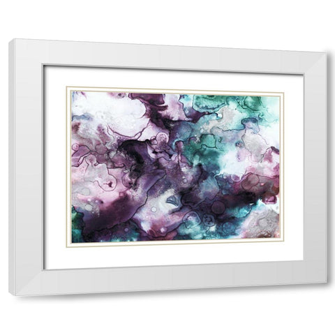 Dark Couds White Modern Wood Framed Art Print with Double Matting by Villa, Mlli