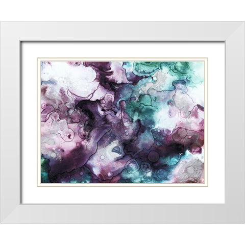 Dark Couds White Modern Wood Framed Art Print with Double Matting by Villa, Mlli