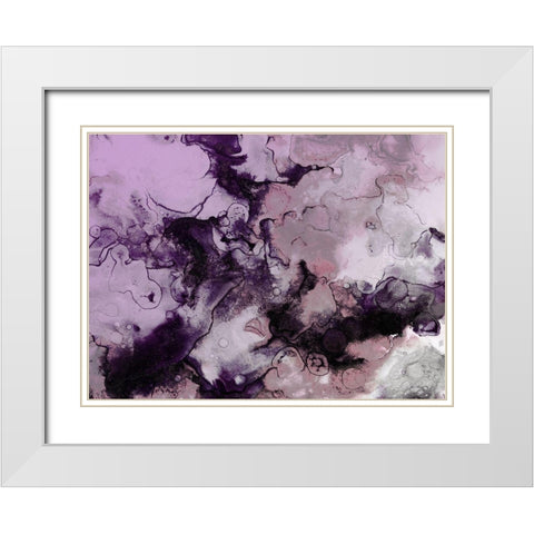Darker Couds White Modern Wood Framed Art Print with Double Matting by Villa, Mlli