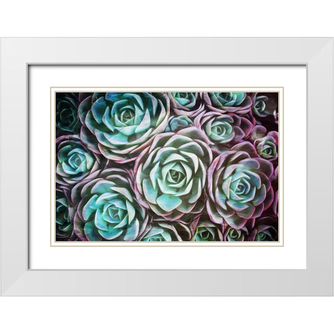 Dark Blend White Modern Wood Framed Art Print with Double Matting by Villa, Mlli
