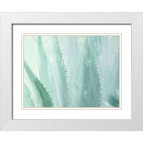 Relaxing Point White Modern Wood Framed Art Print with Double Matting by Villa, Milli