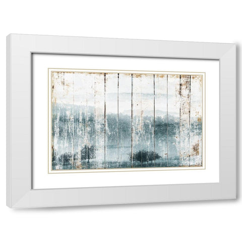 Forrest White Modern Wood Framed Art Print with Double Matting by Villa, Mlli